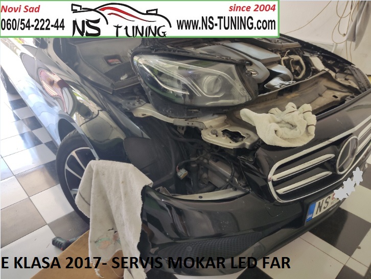 w213 e klasa mercedes servis led farova mokar far kondenz slomljen reparacija novi sad ns tuning